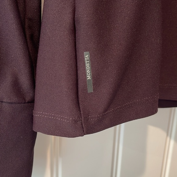 Mondetta Women's Plum Zip Up Athletic Jacket Medium - Picture 8 of 9